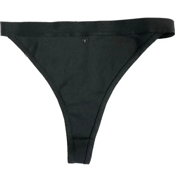 Candypants Exclusive Bandage High Leg Buckle Cut Out Black Bikini Bottom New - Picture 4 of 14